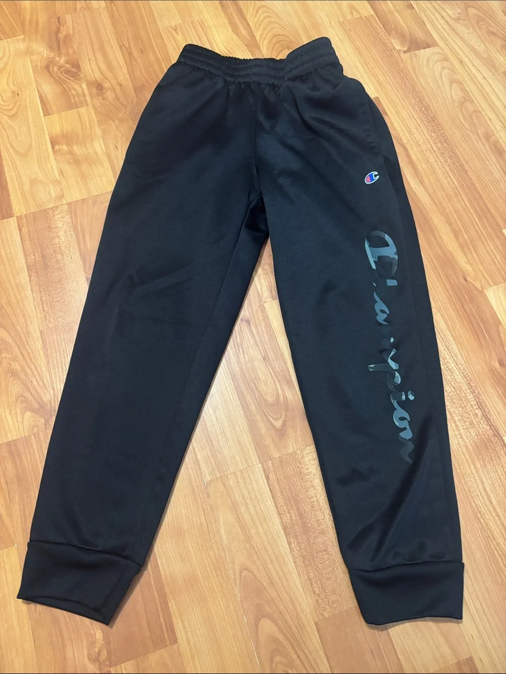 Champion Kids Jogger Trio - Black & Gray Logo Sweatpants